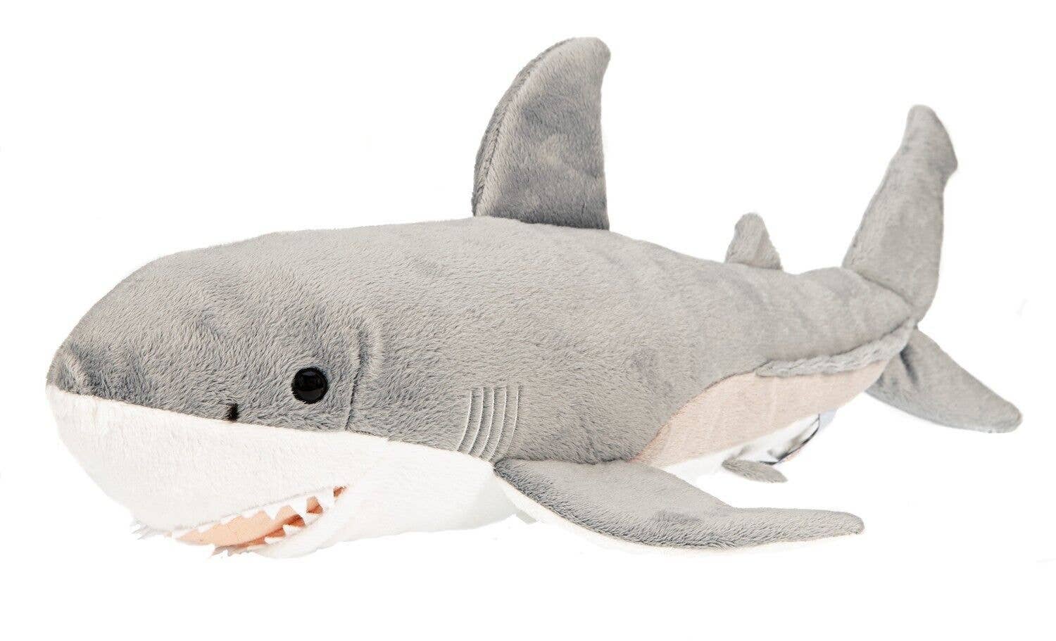 Uni Toys - Great White Shark - 50 cm - Soft Plush Toy - Guzzgoggs