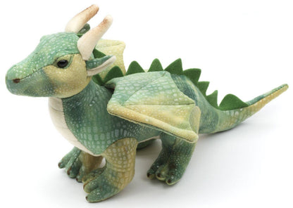 Uni Toys - Green Dragon - 26 cm (length) - Soft Plush Toy - Guzzgoggs