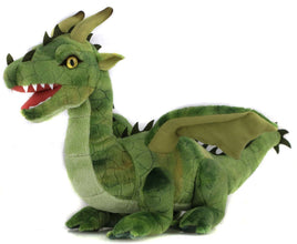 Uni Toys - Green Dragon - 40 cm (length) - Soft Plush Toy - Guzzgoggs