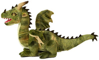 Uni Toys - Green Dragon - 40 cm (length) - Soft Plush Toy - Guzzgoggs