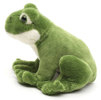 Uni Toys - Green Frog Plushie, sitting - cuddly/plush toy - Guzzgoggs