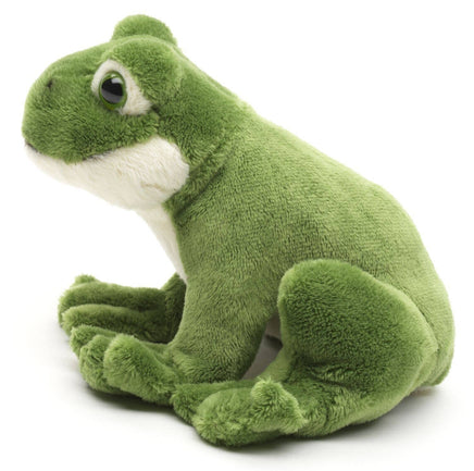 Uni Toys - Green Frog Plushie, sitting - cuddly/plush toy - Guzzgoggs