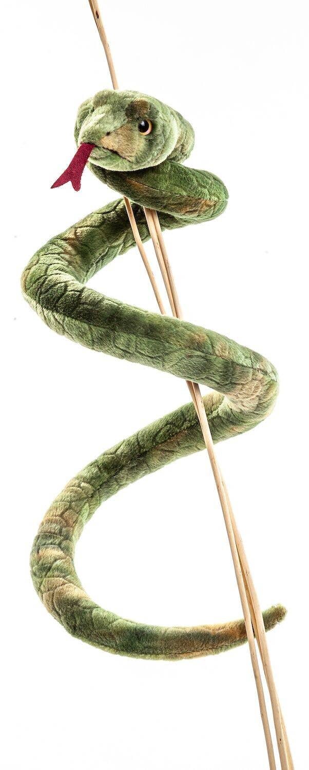 Uni Toys - Green snake - 90 cm (length) - cuddly/plush toy - Guzzgoggs