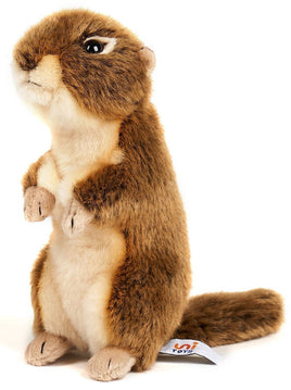 Uni Toys - Ground squirrel, standing - 20 cm (height) - cuddly/plush toy - Guzzgoggs