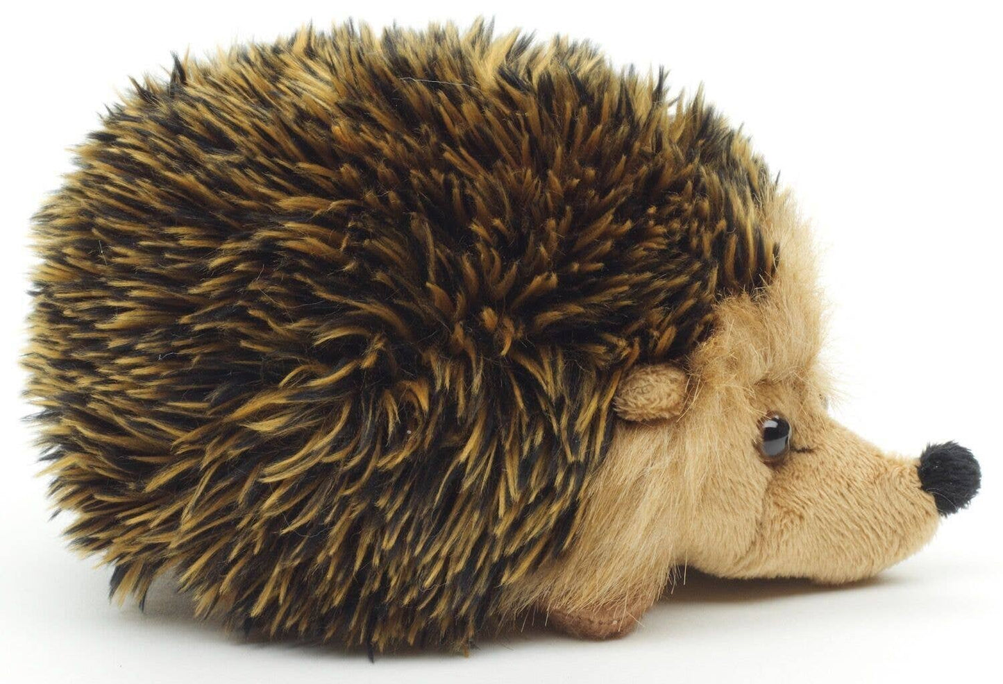 Uni Toys - Hedgehog (gold - brown) - 15 cm (length) Plush - Guzzgoggs