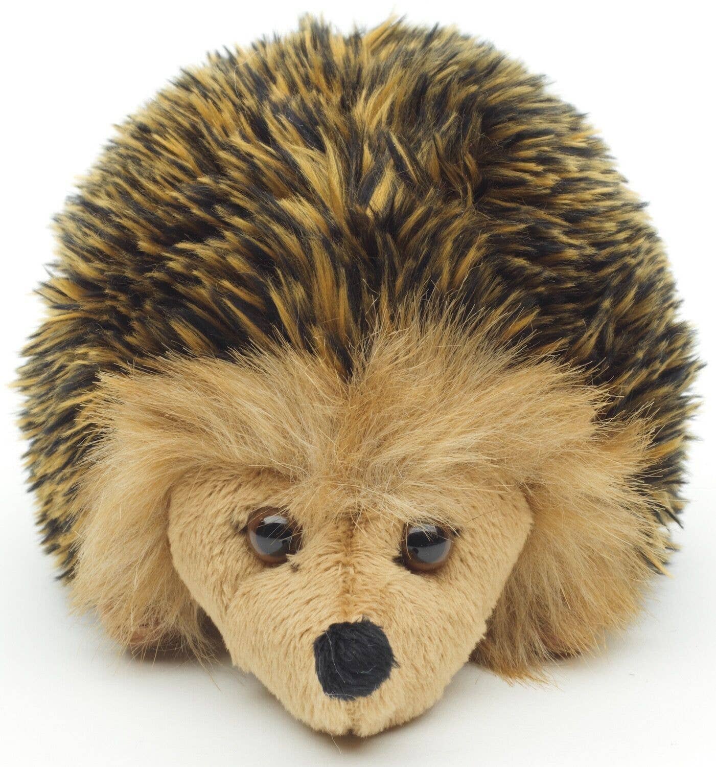 Uni Toys - Hedgehog (gold - brown) - 15 cm (length) Plush - Guzzgoggs