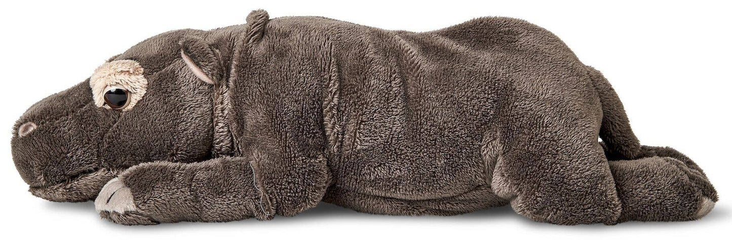 Uni Toys - Hippo lying down - 30 cm (length) - cuddly/plush toy - Guzzgoggs