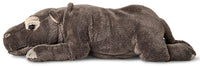 Uni Toys - Hippo lying down - 30 cm (length) - cuddly/plush toy - Guzzgoggs