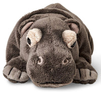 Uni Toys - Hippo lying down - 30 cm (length) - cuddly/plush toy - Guzzgoggs
