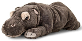 Uni Toys - Hippo lying down - 30 cm (length) - cuddly/plush toy - Guzzgoggs
