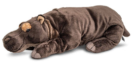 Uni Toys - Hippo lying down - 46 cm (length) - cuddly/plush toy - Guzzgoggs
