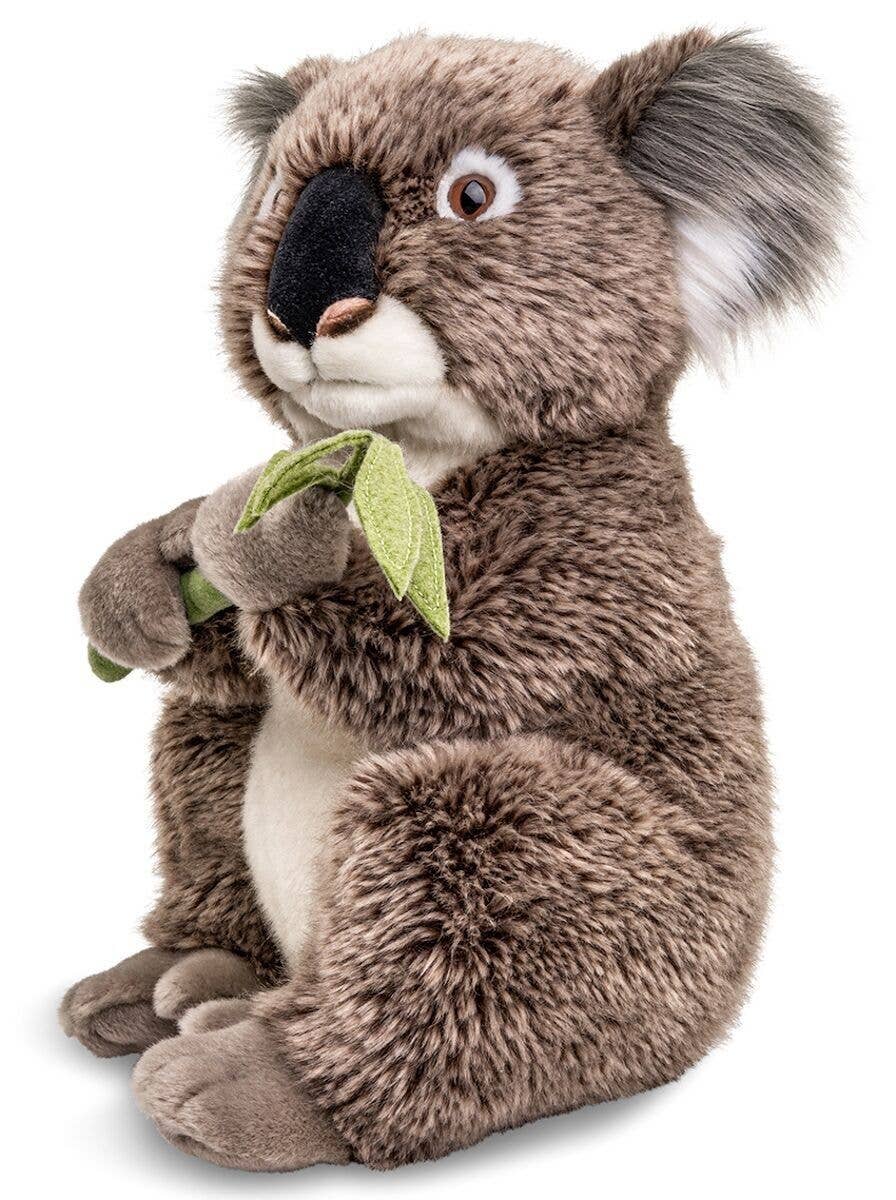 Uni Toys - Koala with Leaf - 30 cm (height) - Soft Plush Toy - Guzzgoggs