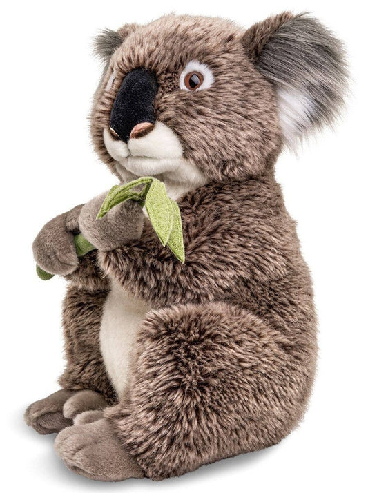 Uni Toys - Koala with Leaf - 30 cm (height) - Soft Plush Toy - Guzzgoggs
