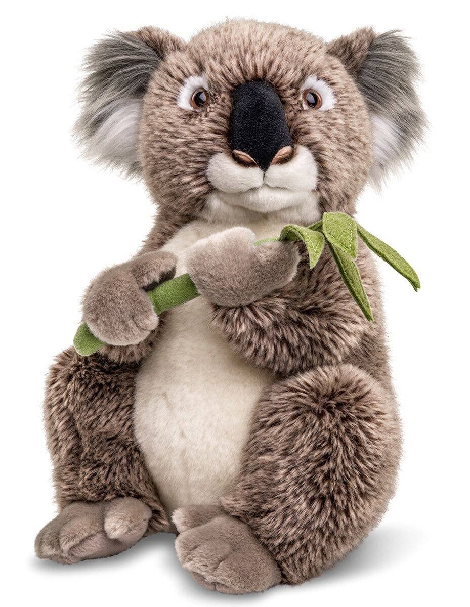 Uni Toys - Koala with Leaf - 30 cm (height) - Soft Plush Toy - Guzzgoggs