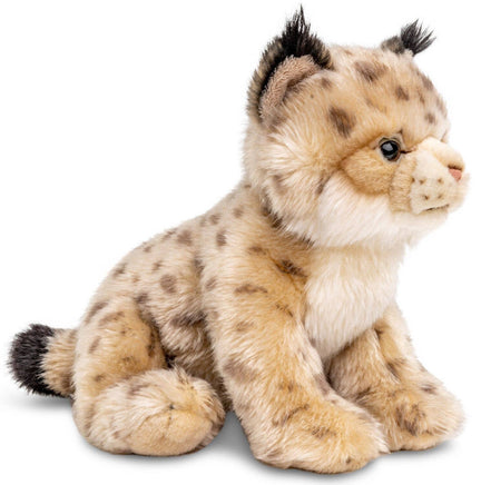 Uni Toys - Lynx cub, sitting - 22 cm (height) - cuddly/plush toy - Guzzgoggs