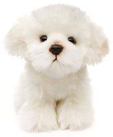 Uni Toys - Maltese dog - 18 cm (height) - cuddly/plush toy - Guzzgoggs