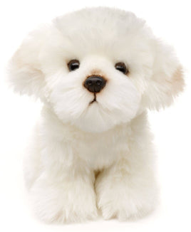 Uni Toys - Maltese dog - 18 cm (height) - cuddly/plush toy - Guzzgoggs