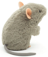 Uni Toys - Mouse, sitting 15 cm (height) - cuddly/plush toy - Guzzgoggs