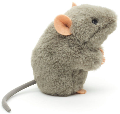 Uni Toys - Mouse, sitting 15 cm (height) - cuddly/plush toy - Guzzgoggs