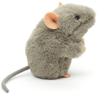 Uni Toys - Mouse, sitting 15 cm (height) - cuddly/plush toy - Guzzgoggs