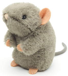 Uni Toys - Mouse, sitting 15 cm (height) - cuddly/plush toy - Guzzgoggs