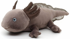 Uni Toys - Original Uni - Toys Axolotl (Brown - Grey) - Soft Plush Toy - Guzzgoggs