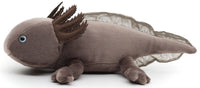 Uni Toys - Original Uni - Toys Axolotl (Brown - Grey) - Soft Plush Toy - Guzzgoggs