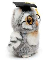 Uni Toys - Owl with doctor hat and glasses - cuddly/plush toy - Guzzgoggs