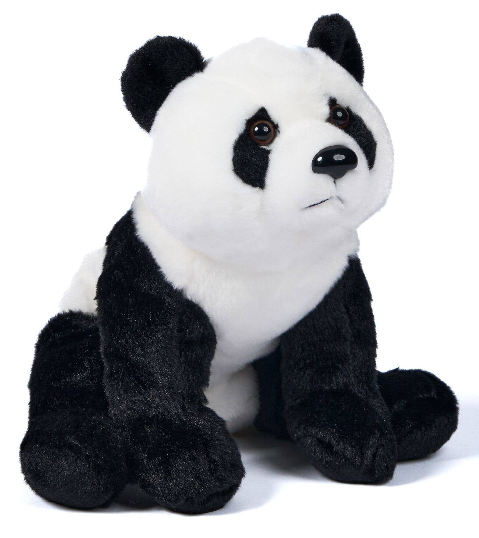 Uni Toys - Panda bear, sitting - 24 cm (height) - cuddly/plush toy - Guzzgoggs