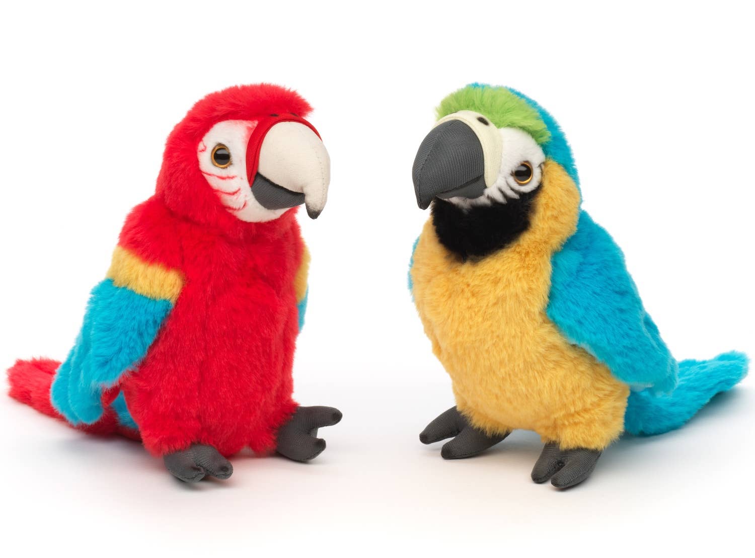 Uni Toys - Parrot (blue) - 20 cm (height) - Cuddle/Plush toy - Guzzgoggs