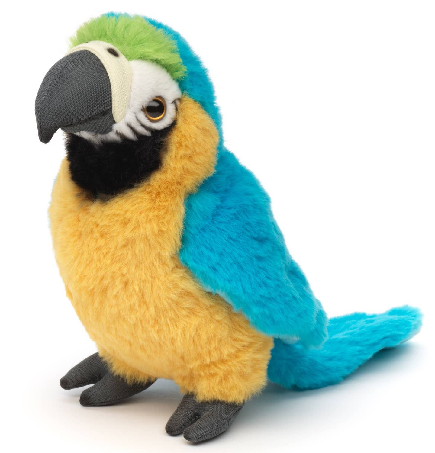 Uni Toys - Parrot (blue) - 20 cm (height) - Cuddle/Plush toy - Guzzgoggs