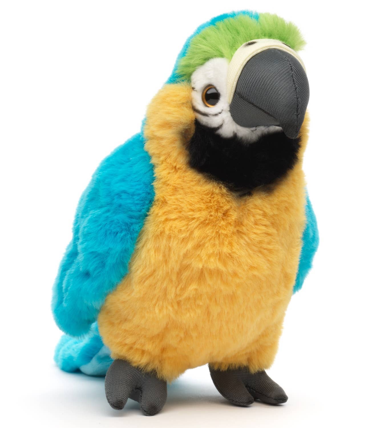 Uni Toys - Parrot (blue) - 20 cm (height) - Cuddle/Plush toy - Guzzgoggs