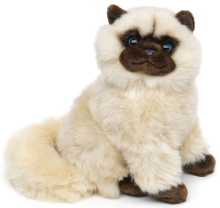 Uni Toys - Persian cat beige, sitting 25cm height - cuddly/plush toy - Guzzgoggs