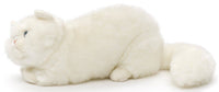 Uni Toys - Persian cat white, lying down - cuddly/plush toy - Guzzgoggs