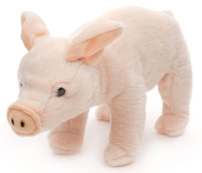 Uni Toys - Pink Piggy Piglet Standing 23cm Plush - Guzzgoggs