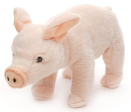 Uni Toys - Pink Piggy Piglet Standing 23cm Plush - Guzzgoggs