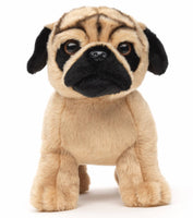 Uni Toys - Pug (without leash) - 26 cm - 'Uni - Toys Eco - Line' - Plush toy - Guzzgoggs