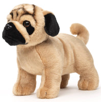 Uni Toys - Pug (without leash) - 26 cm - 'Uni - Toys Eco - Line' - Plush toy - Guzzgoggs