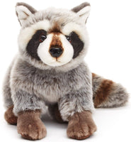 Uni Toys - Raccoon, sitting - 25 cm (length) - cuddly/plush toy - Guzzgoggs