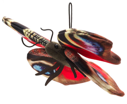 Uni Toys - Red butterfly (with loop) - 24 cm Soft Toy Plush - Guzzgoggs