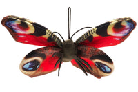 Uni Toys - Red butterfly (with loop) - 24 cm Soft Toy Plush - Guzzgoggs