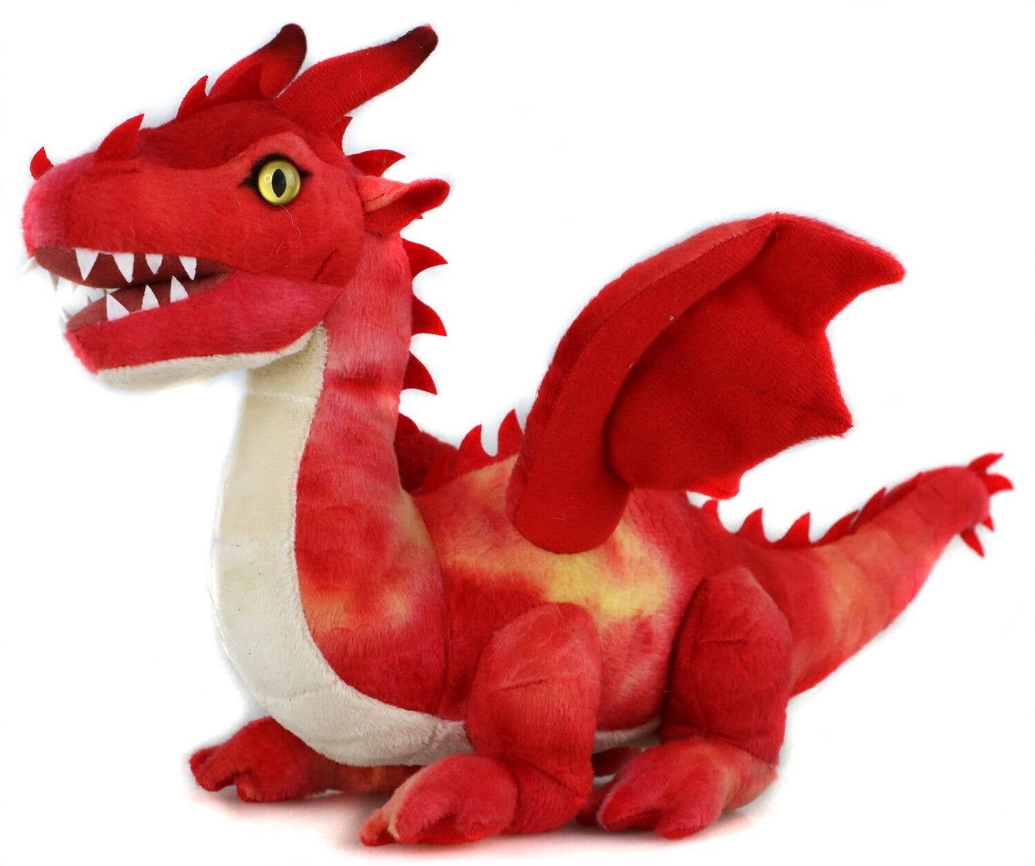 Uni Toys - Red Dragon - 40 cm (length) - Soft Plush Toy - Guzzgoggs