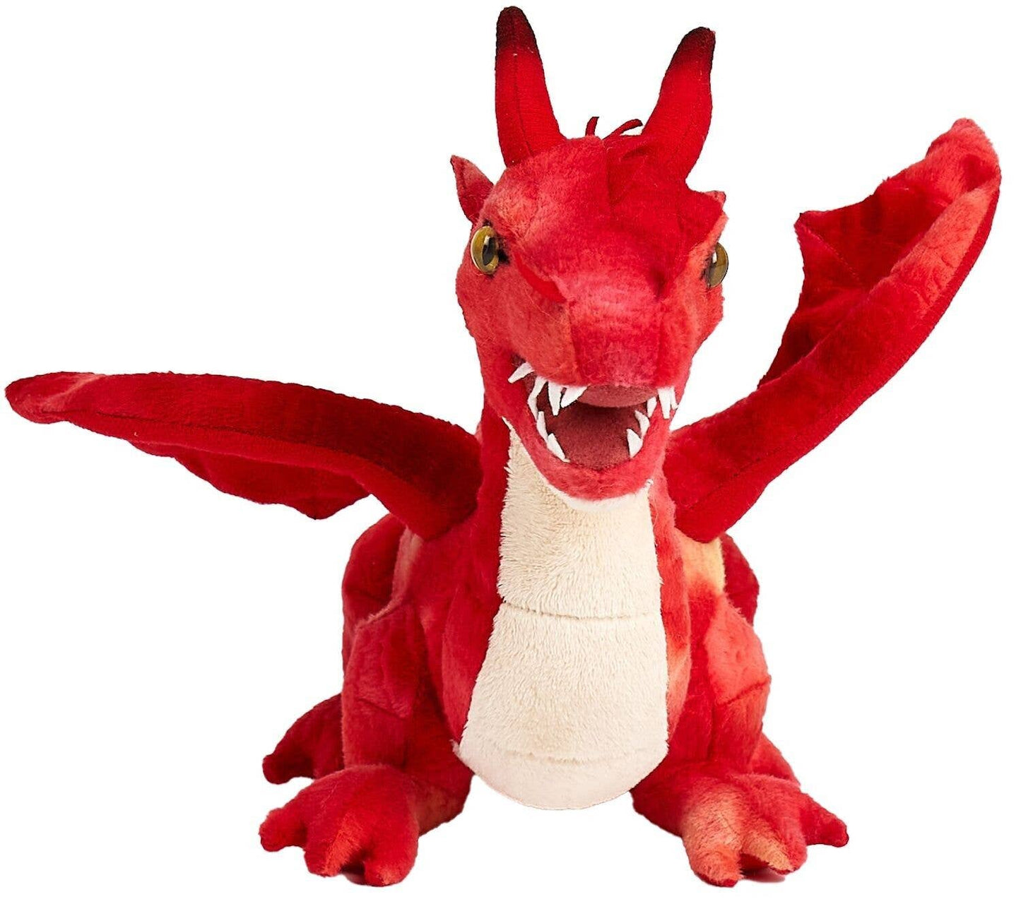 Uni Toys - Red Dragon - 40 cm (length) - Soft Plush Toy - Guzzgoggs