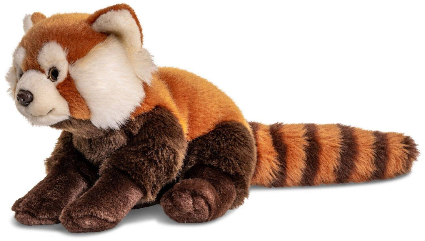 Uni Toys - Red panda sitting - 27 cm (length) - cuddly/plush toy - Guzzgoggs