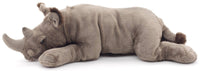 Uni Toys - Rhino Lying Down - 54 cm (Length) Plush - Guzzgoggs