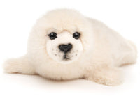 Uni Toys - Seal White - 32 cm (length) - Soft/Plush toy - Guzzgoggs