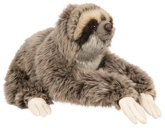 Uni Toys - Sloth lying down with attachable hands soft Plush Toy - Guzzgoggs