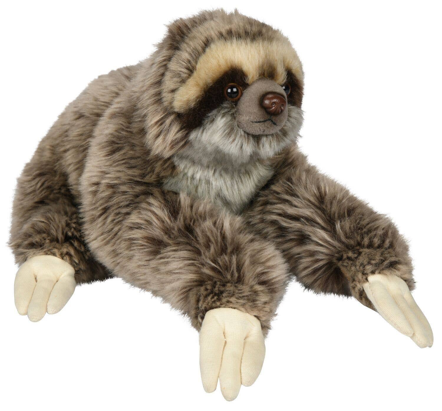 Uni Toys - Sloth lying down with attachable hands soft Plush Toy - Guzzgoggs