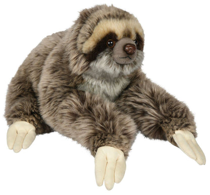 Uni Toys - Sloth lying down with attachable hands soft Plush Toy - Guzzgoggs
