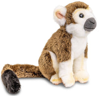 Uni Toys - Squirrel monkey, sitting - 19 cm (height) - cuddly/plush toy - Guzzgoggs